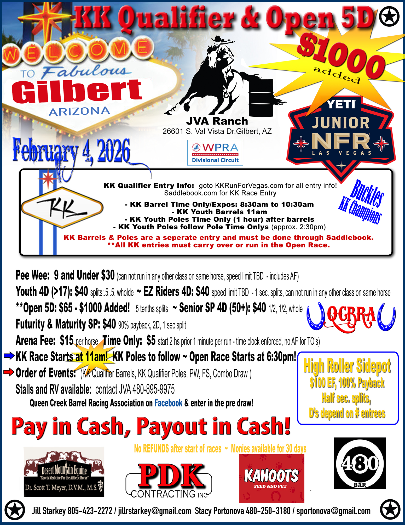 KK Qualifier Gilbert, AZ JVA Ranch 2026 KK Qualifier Gilbert, AZ JVA Ranch 2026